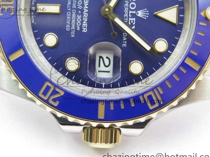 YG SS Maker LB Dial 126613 41mm Blue SS Bracelet Edition YG Best BP on Submariner 0108